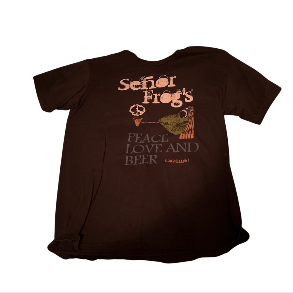 Senor Frogs Peace Love and Beer L/XL